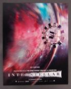 INTERSTELLAR - CHRISTOPHER NOLAN DIRECTOR - SIGNED POSTER