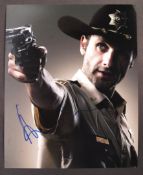 THE WALKING DEAD - ANDREW LINCOLN - SIGNED PHOTOGRAPH