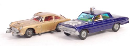 TWO VINTAGE CORGI TOYS TV & FILM RELATED BOXED DIE