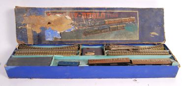 RARE PRE WAR SIR NIGEL GRESLEY HORNBY DUBLO TRAIN SET