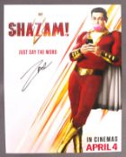 DC COMICS ' SHAZAM ' ZACHARY LEVI AUTOGRAPHED PHOTO