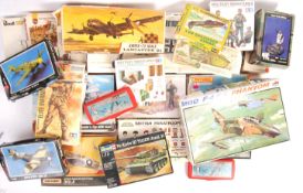 LARGE COLLECTION OF ASSORTED SCALE AIRCRAFT MODEL KITS
