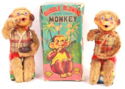 ORIGINAL VINTAGE ALPS JAPANESE BUBBLE BLOWING MONKEYS