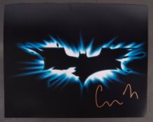 BATMAN BEGINS - CHRISTOPHER NOLAN - AUTOGRAPHED PHOTO