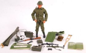 RARE VINTAGE PEDIGREE ' TOMMY GUNN ' PLASTIC ACTION FIGURE