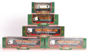 ASSORTED CORGI SCALE DIECAST EDDIE STOBART HAULAGE VEHICLES