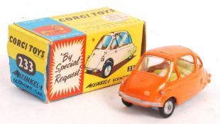 VINTAGE CORGI TOYS BOXED DIECAST MODEL HEINKEL