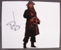 JOHNNY DEPP - PIRATES OF THE CARIBBEAN SIGNED 8X10