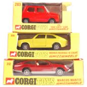 COLLECTION OF VINTAGE CORGI TOYS BOXED DIECAST MODELS