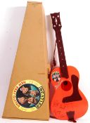 RARE SELCOL 1960'S THE BEATLES NEW BEAT PLASTIC TOY GUITAR