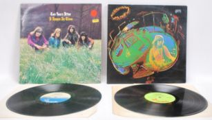 Two Vinyl long play LP record albums by Ten Years After – one 'Rock & Roll Music To The World' and