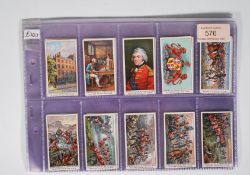 A full set of vintage Fry's Pure Cocoa confectionery sweet trade cards, Days Of Wellington, complete