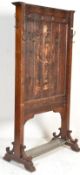 A 19th century mahogany church vestry clothes rack