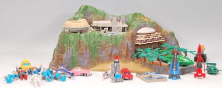 A collection of vintage original Gerry Anderson's Thunderbirds Matchbox diecast toys comprising a