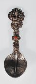 A late 19th / early 20th Century Tibetan silver sp