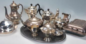 A good collection of various silverplate items dating from the early 20th Century to include a