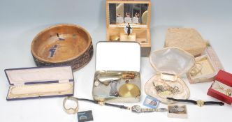 A collection of vintage costume jewellery to include wrist watches; Sekonda, Rotary, Lorus,