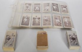 Two full sets of Churchman's 1938 cigarette cards ' Association Footballers 2nd Series ', along with