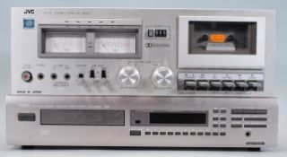 Hi-Fi - Two stacking system music players to include a Yamaha Natural Sound Compact Disc Player
