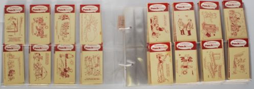A complete set of Embassy cigarette trade cards PunchLines. Complete set of 288 within plastic