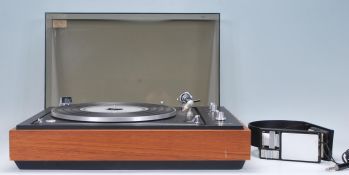 A good retro 20th Century Bang and Olufsen B & O Beogram 1500 Turntable, fitted with a diamond
