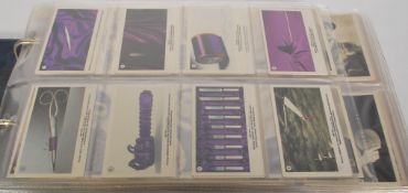 An album of vintage Gallaher cigarette trade cards. Full sets include Silk Cut Advertisements,