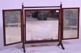 A 19th - 20th century mahogany bedroom butterfly s