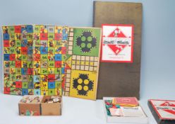 MONOPOLY Board game. Metal playing pieces typically 1950's Post-WWII era. Equipment, box and board