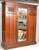 A late Victorian / Edwardian walnut Arts and Craft