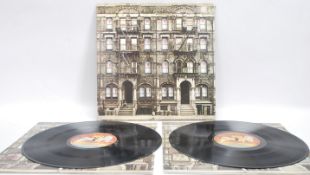 Vinyl long play LP record album by Led Zeppelin – Physical Graffiti – Original Swang Song Stereo 1st