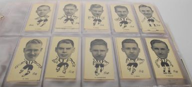 An album of vintage mixed cigarette and confectionery trade cards. The full sets include Wilson's