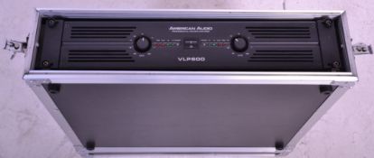 An American Audio Professional Power Amp  - Amplifier model no VLP600 complete in a good Citronic