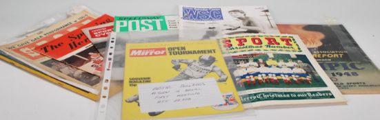 Sporting Interest - A collection of sporting related magazines to include The Official Report Of The