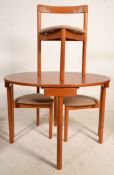 ORIGINAL FREM ROLJE TEAK DINING TABLE AND CHAIRS