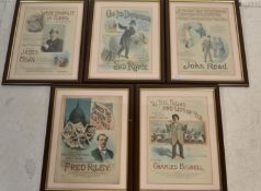 A group of five Victorian / Edwardian sheet music