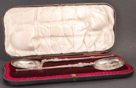 ANTIQUE VICTORIAN HALLMARKED SILVER ANOINTING SPOONS