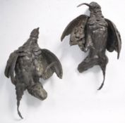 CIRCLE OF FERDINAND PAUTROT - PAIR OF BRONZE GAME BIRDS