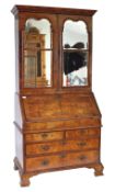 17TH CENTURY QUEEN ANNE WALNUT BUREAU BOOKCASE