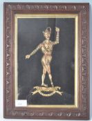 RARE 19TH CENTURY GILDED BRONZE DEPICTING OF TOMKINSON THE ACROBAT