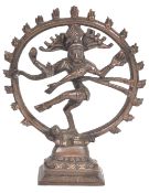 19TH CENTURY INDIAN BRONZE FIGURE OF SHIVA NATARAJA