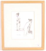 ERIC WARD - BRITISH ARTIST - STUDY OF NUDES IN PENCIL