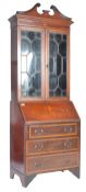 19TH CENTURY MAHOGANY BUREAU BOOKCASE