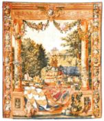 20TH CENTURY PALACE OF VERSAILLES HINES TAPESTRY