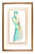 MANNER OF AUGUSTUS EDWIN JOHN (1878-1961) WATERCOLOUR STUDY