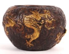 ANTIQUE 19TH CENTURY CHINESE BRONZE WATER POT