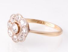 An Early 20th Century 18ct Gold and Diamond Cluster Ring