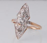 An Art Nouveau Diamond Ring