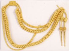 BRITISH MILITARY ISSUE OFFICER'S FIRST CLASS / ROYAL AIGUILETTE