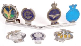 RARE BATTLE OF BRITAIN PILOT'S CAR BADGE COLLECTIO