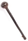 MID 19TH CENTURY SOUTH AFRICAN ZULU KNOBKERRIE WAR